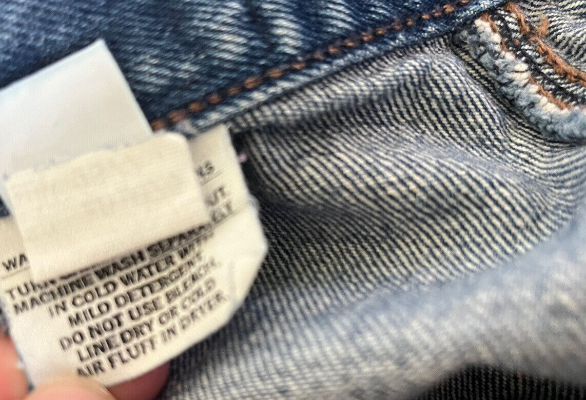 Vintage ROCKY MOUNTAIN Western High Waisted Jeans Sz 28/7 DOUBLE ROW BUTTON FLY - Fresh Stock Dated March 2026