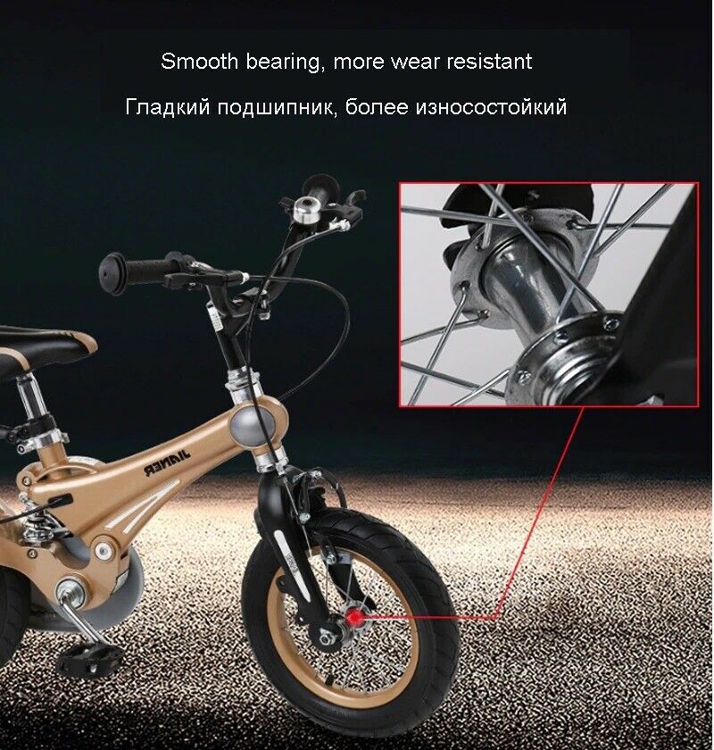 BMX Kids Bike UPGRADED PREMIUM QUALITY Child Bicycle Training Wheels 12 14 16 IN - Fresh Stock Dated February 2026