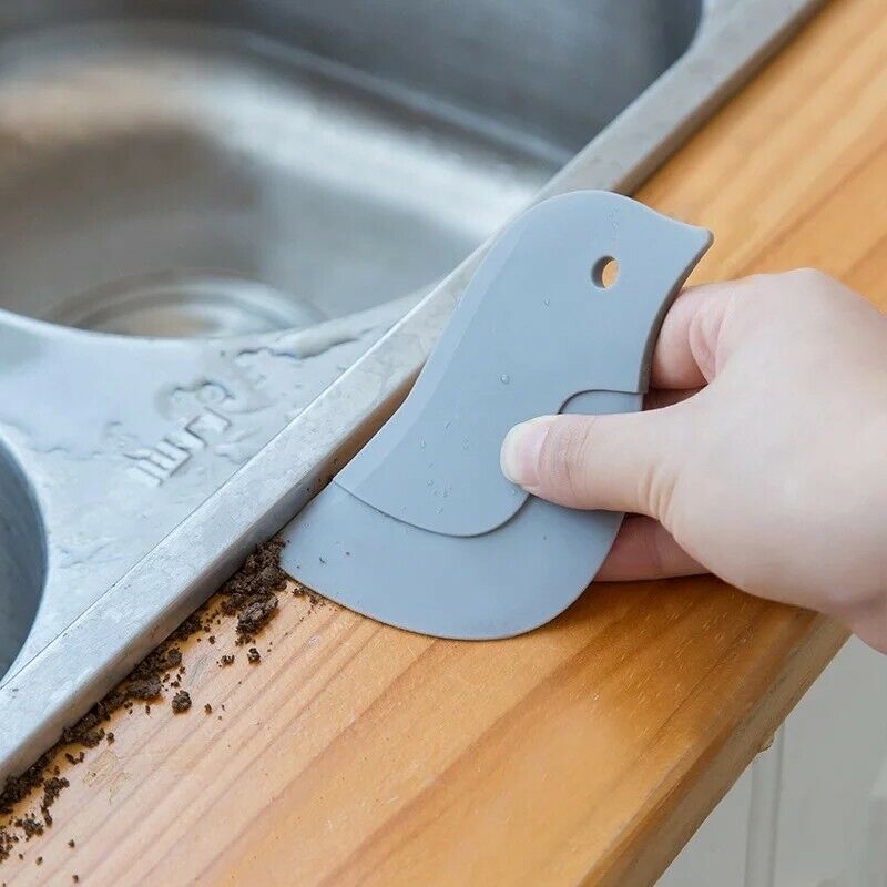 Kitchen Scraper Cleaning Accessories Tool Kitchen Baking Tool  Oil Plate shaped - Fresh Stock Dated February 2026