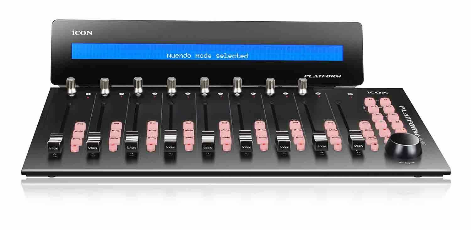 Icon Pro Audio PLATFORM M+ With 9 Motorized Faders Desktop DAW Controller - Fresh Stock Dated February 2026