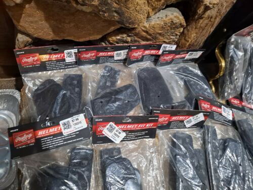 RAWLINGS SPORTING GOODS LOT - HELMET FIT KITS  BUNGEE HOOKS CHIN STRAPS (NEW) - Fresh Stock Dated February 2026