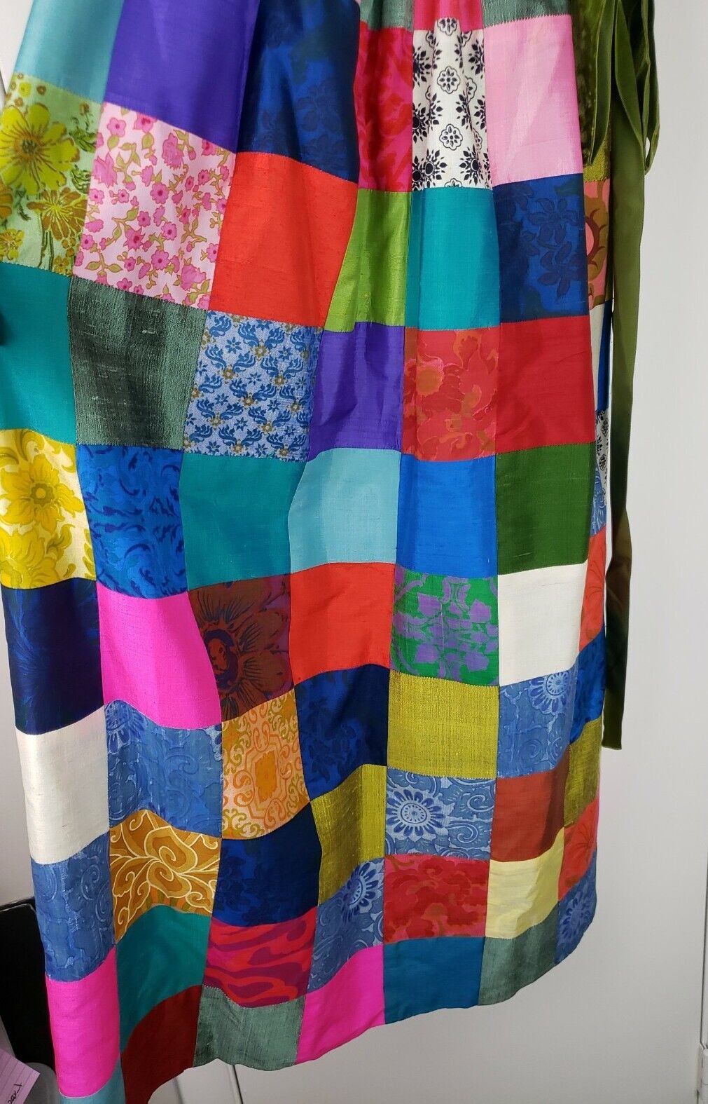 Vintage Silk Patchwork Maxi/Long Skirt Womens - Fresh Stock Dated March 2026