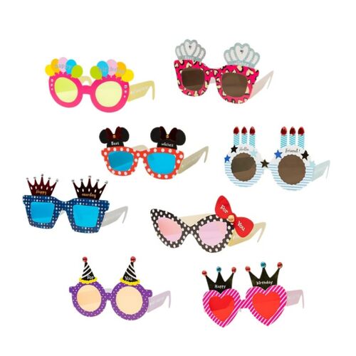 Sunglasses Crown Theme Fashion Glasses Summer Birthday Party Fun Decor Supplies - Fresh Stock Dated February 2026