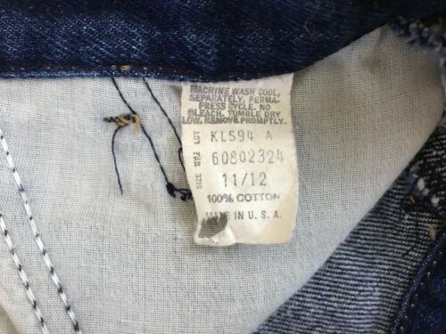 Vintage 80s Karman Western Style Women’s Denim Jean Skirt Sz 11 / 12 Made In USA - Fresh Stock Dated February 2026