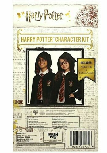 Harry Potter Character  Kit with Griffindor Necktie & Eyeglasses, NEW - Fresh Stock Dated December 2025