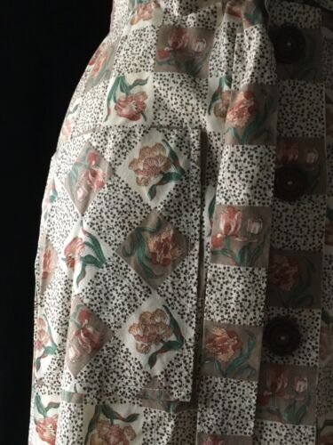 Vintage 70's Hippy Peasant Skirt Boho Prarie Ruffles Pockets Gypsy Button Up - Fresh Stock Dated December 2025