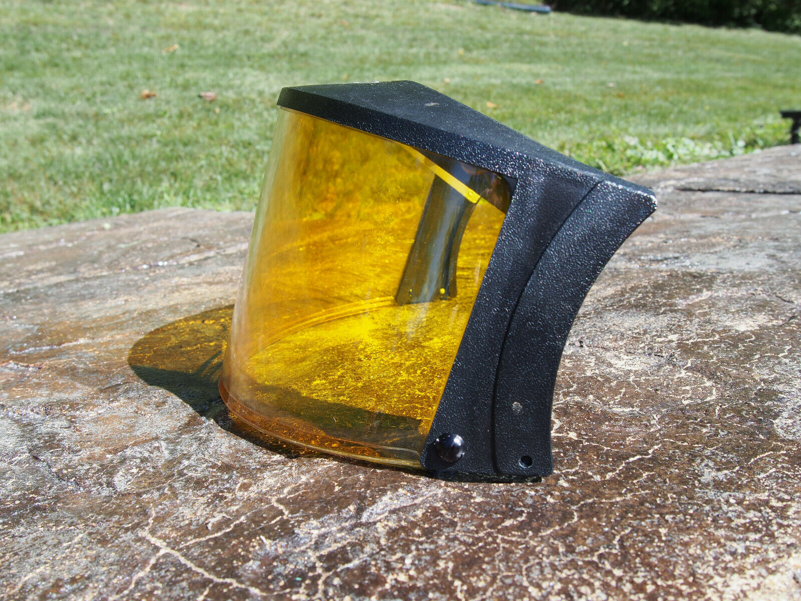 Vintage Super Seer Amber Lens Vari Shield w Hood Assembly & Slide Adapter NOS - Fresh Stock Dated December 2025