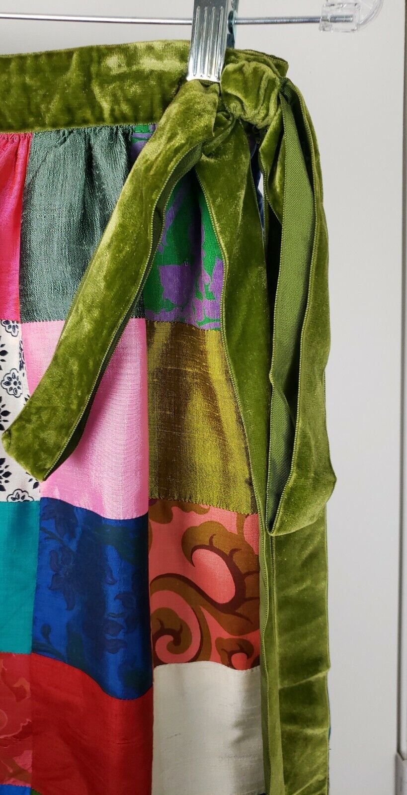 Vintage Silk Patchwork Maxi/Long Skirt Womens - Fresh Stock Dated March 2026