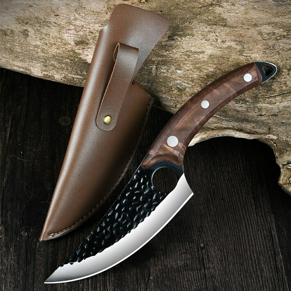 Hunters Serbian Forged Chef Knife Kitchen Butcher Boning Cleaver Hunting Knife - Fresh Stock Dated December 2025