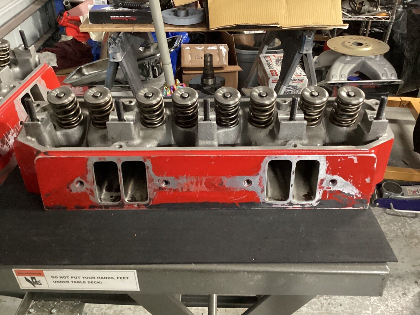 Mopar Chrysler Big Block Bull Dog Max Wedge Racing Cylinder Heads - Fresh Stock Dated February 2026