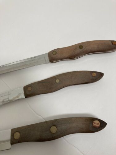 Lot CUTCO Knife Brown 22, 23, and 24 Vintage - Fresh Stock Dated December 2025