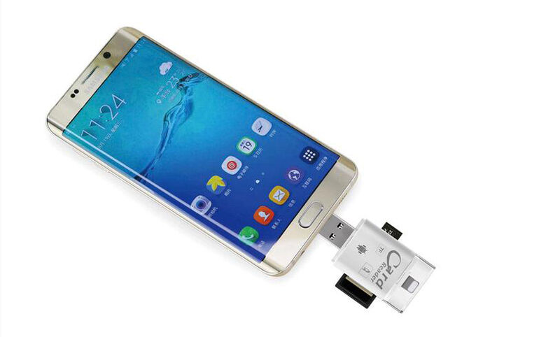 TF SD Card Reader For iPad iPhone X XR XS MAX Samsung OTG Android Phone PC - Fresh Stock Dated December 2025