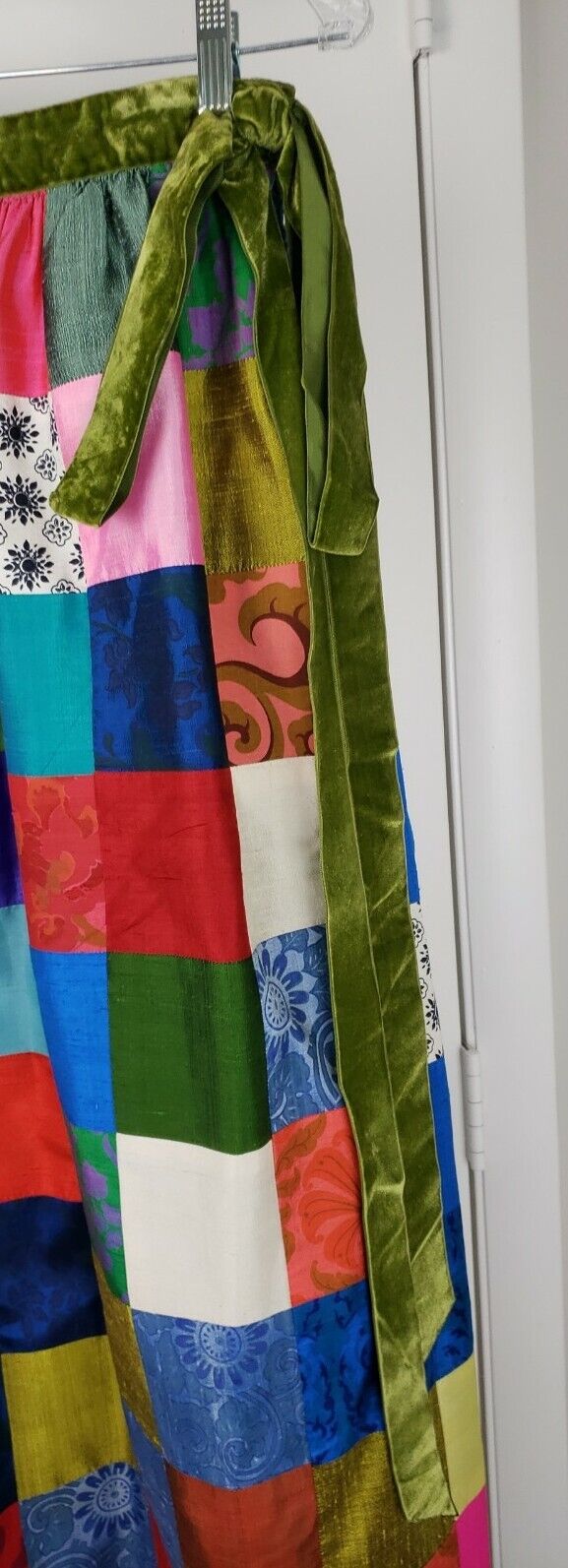 Vintage Silk Patchwork Maxi/Long Skirt Womens - Fresh Stock Dated March 2026