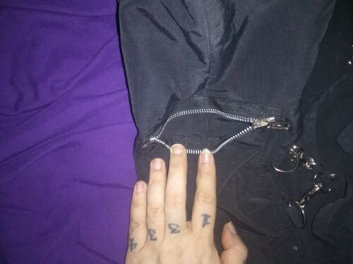 Vintage 1990s Dogpile/DP Gerl deathrock punk Bondage Mini Skirt — REAL POCKETS!! - Fresh Stock Dated December 2025