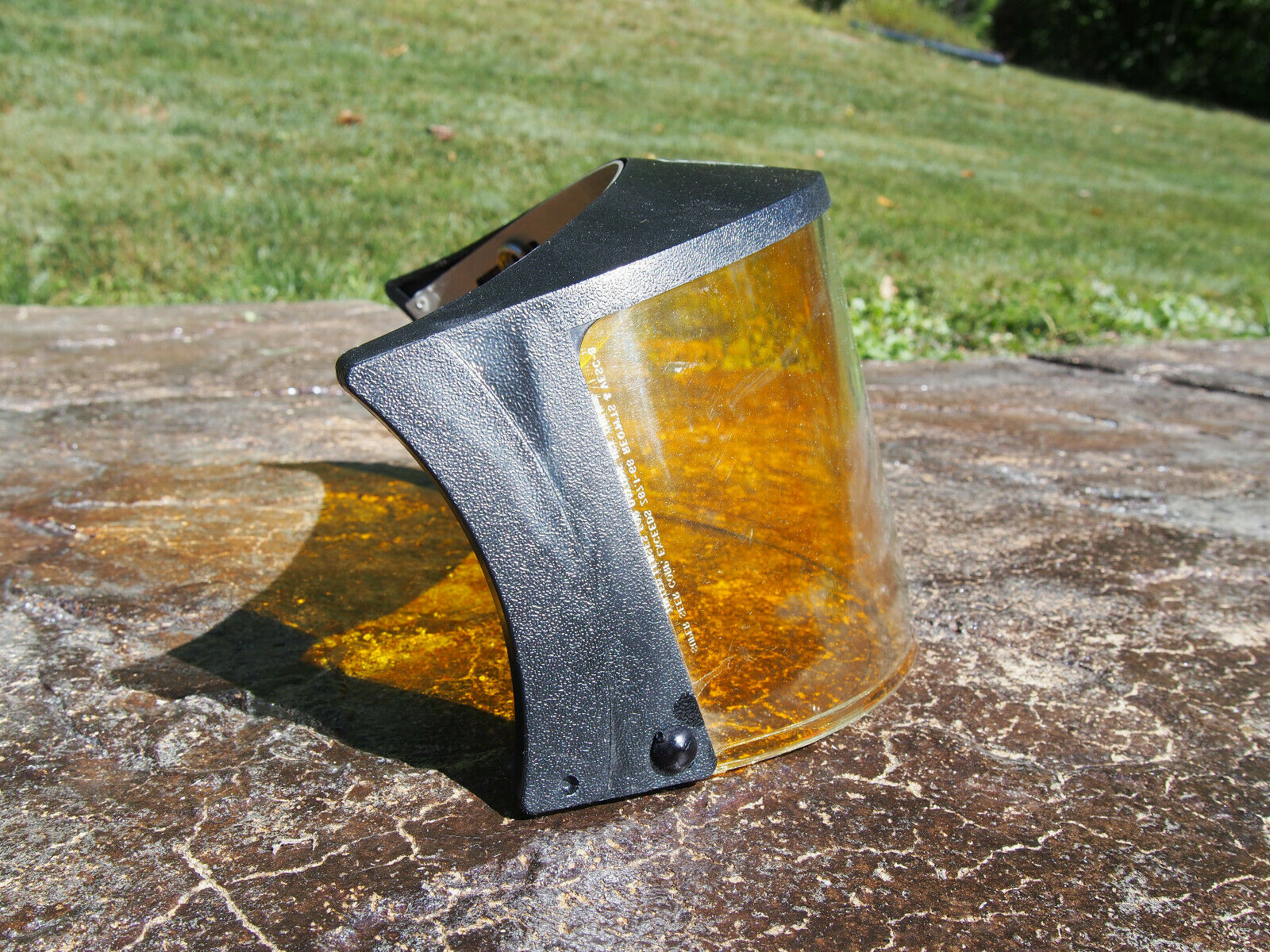 Vintage Super Seer Amber Lens Vari Shield w Hood Assembly & Slide Adapter NOS - Fresh Stock Dated December 2025