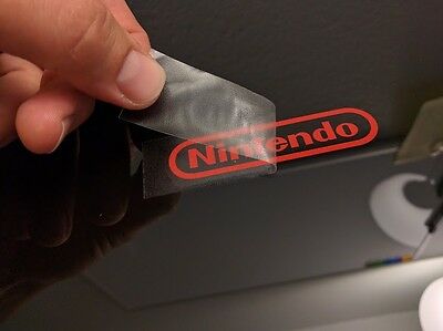 4 pack- Wii N64 SNES NES Nintendo Vinyl Sticker Decal Red 3