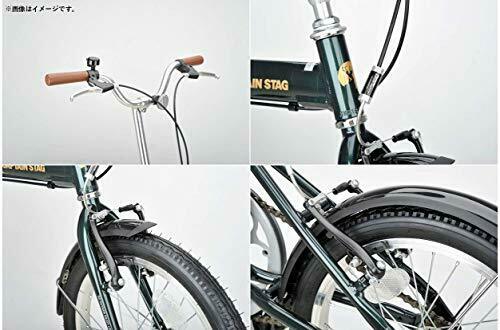 Captain Stag Al 16 Inches Folding Bicycle Aluminum Frame Lightweight - Fresh Stock Dated February 2026