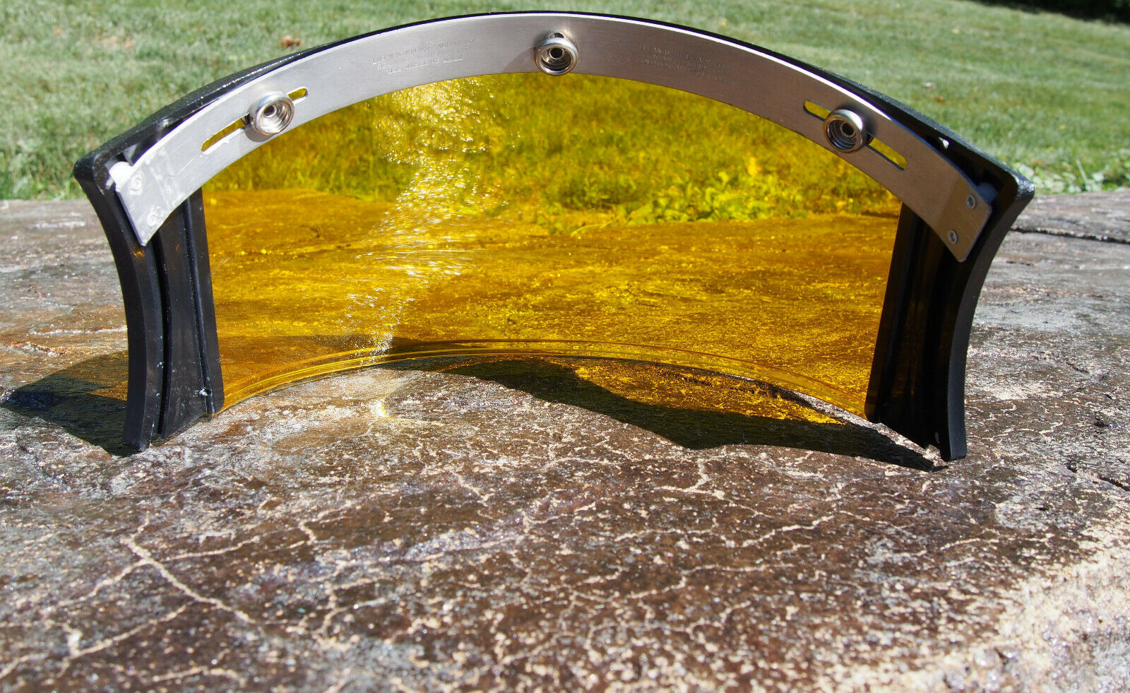 Vintage Super Seer Amber Lens Vari Shield w Hood Assembly & Slide Adapter NOS - Fresh Stock Dated December 2025