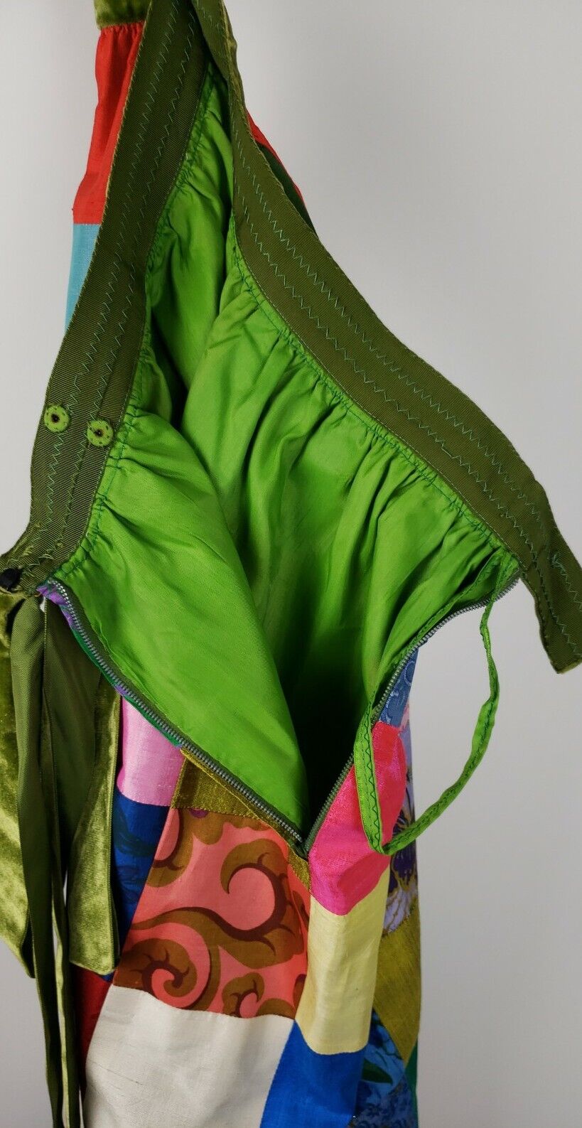 Vintage Silk Patchwork Maxi/Long Skirt Womens - Fresh Stock Dated March 2026