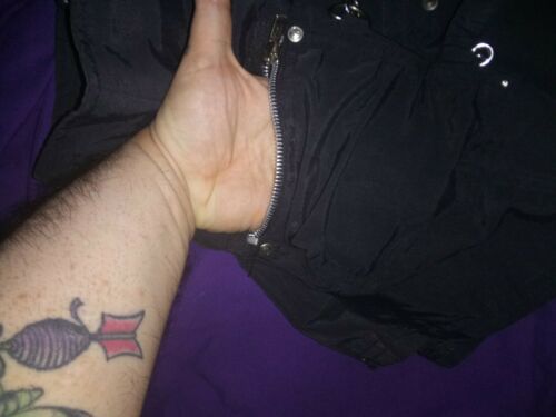 Vintage 1990s Dogpile/DP Gerl deathrock punk Bondage Mini Skirt — REAL POCKETS!! - Fresh Stock Dated December 2025