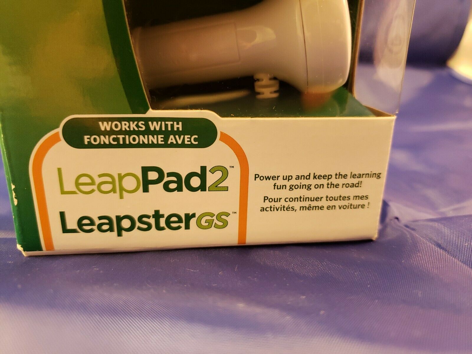 LeapFrog Car Adapter LeapPad LeapPad2 LeapsterGS Explorer Charger Cable 6ft Cord - Fresh Stock Dated February 2026