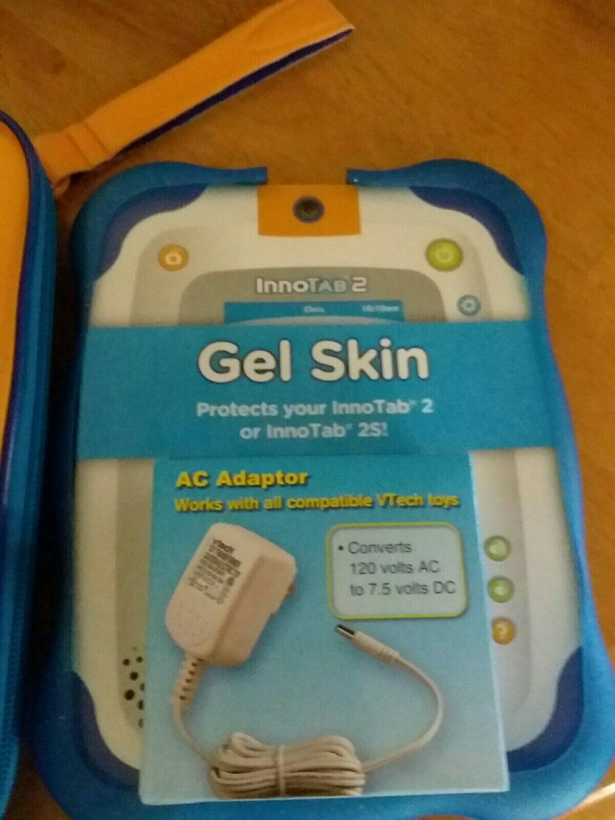 VTech InnoTab 2 Accessory Pack Storage Tote Gel Skin AC Adaptor - Fresh Stock Dated December 2025