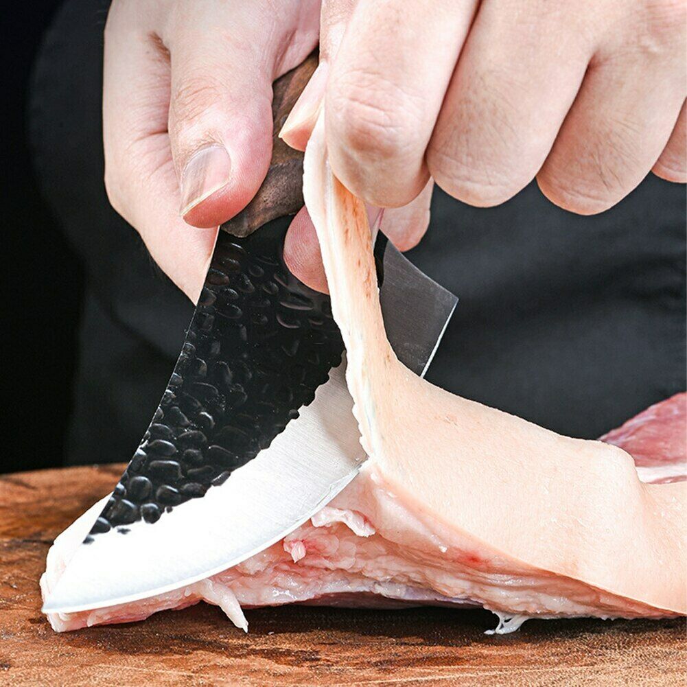 Hunters Serbian Forged Chef Knife Kitchen Butcher Boning Cleaver Hunting Knife - Fresh Stock Dated December 2025
