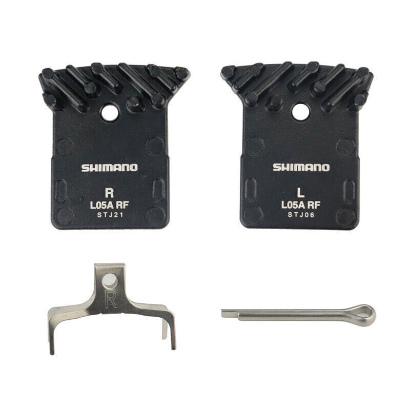 Genuine Shimano L05A-RF Disc Brake Resin Pads with Fin & Spring Dura-Ace Ultegra - Fresh Stock Dated February 2026