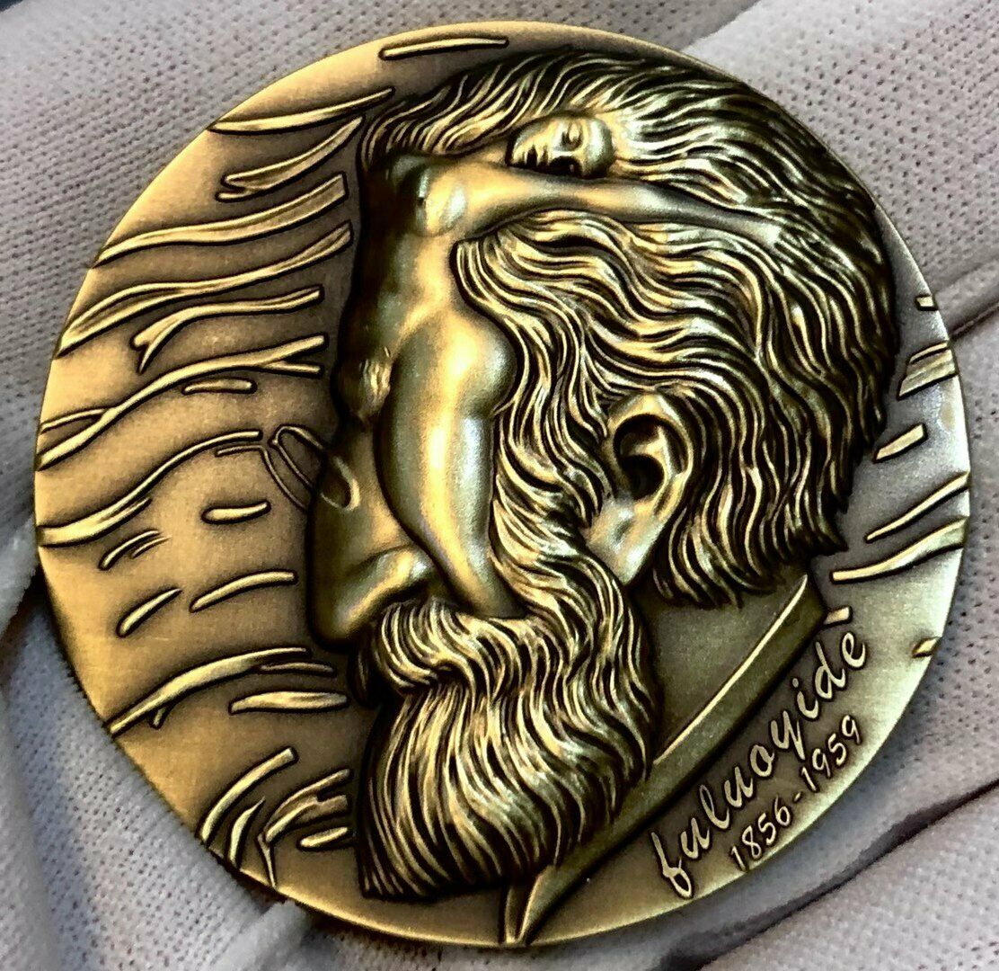 A Pair of 2016 China 45mm Brass and Copper Medals - Sigmund Freud - Fresh Stock Dated February 2026