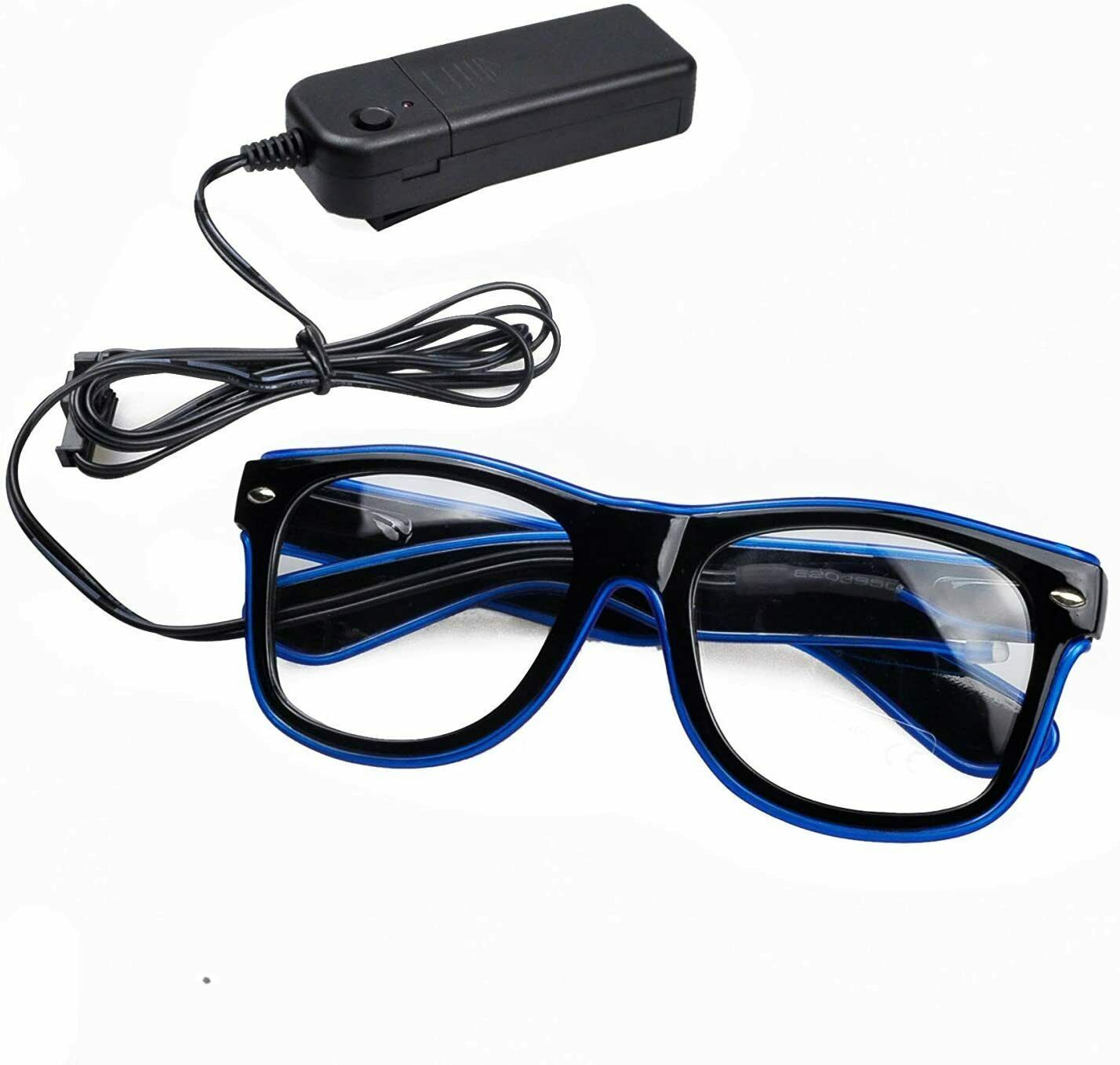 10-PACK of Neon LED Party Rave Glasses Multicolor Glow in the Dark glasses - Fresh Stock Dated February 2026