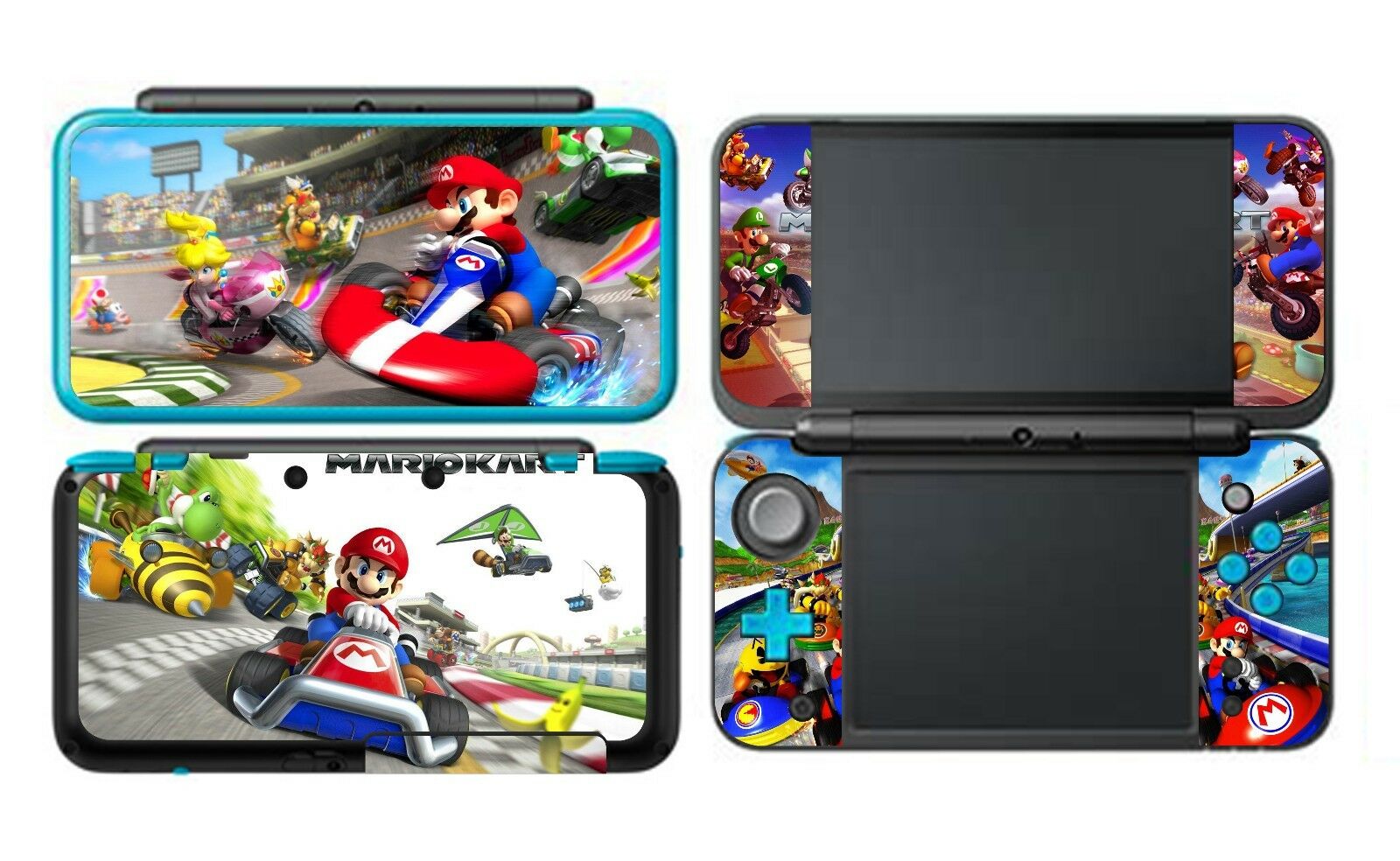 Super Mario Kart Vinyl Decal Skin Sticker Protector for Nintendo New 2DS XL LL - Fresh Stock Dated December 2025