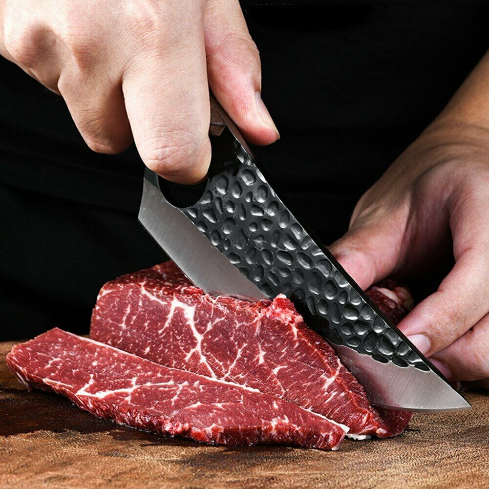 Hunters Serbian Forged Chef Knife Kitchen Butcher Boning Cleaver Hunting Knife - Fresh Stock Dated December 2025