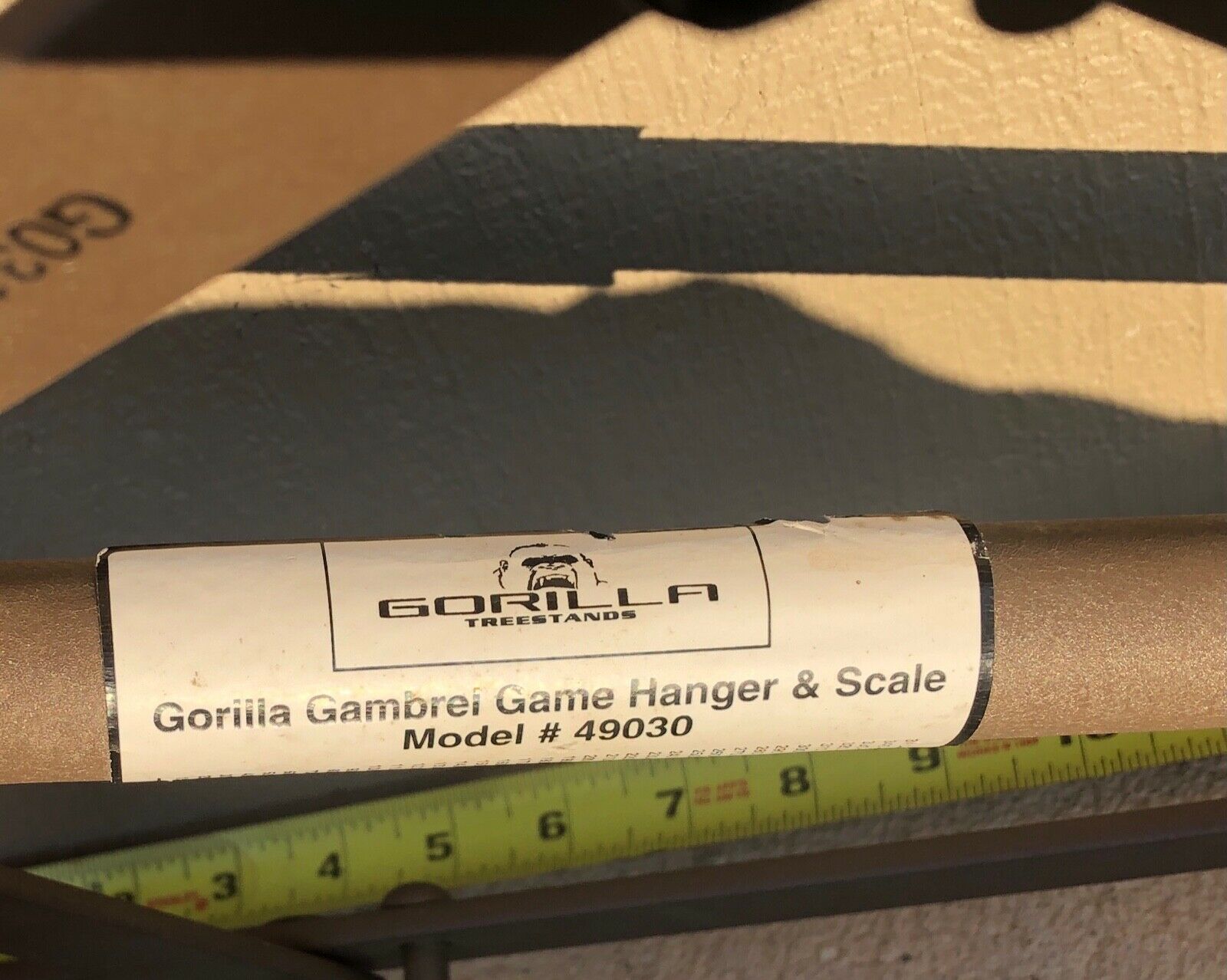 Game Hanger Scale Gorilla Gambrel model 49030 weighs 340 pounds, HUNTING - Fresh Stock Dated December 2025