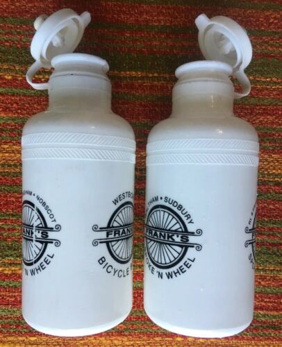 2- NOS Vintage 1984 SPECIALIZED Water Bottles BIDON Botella BORRACCIA Flasche - Fresh Stock Dated December 2025