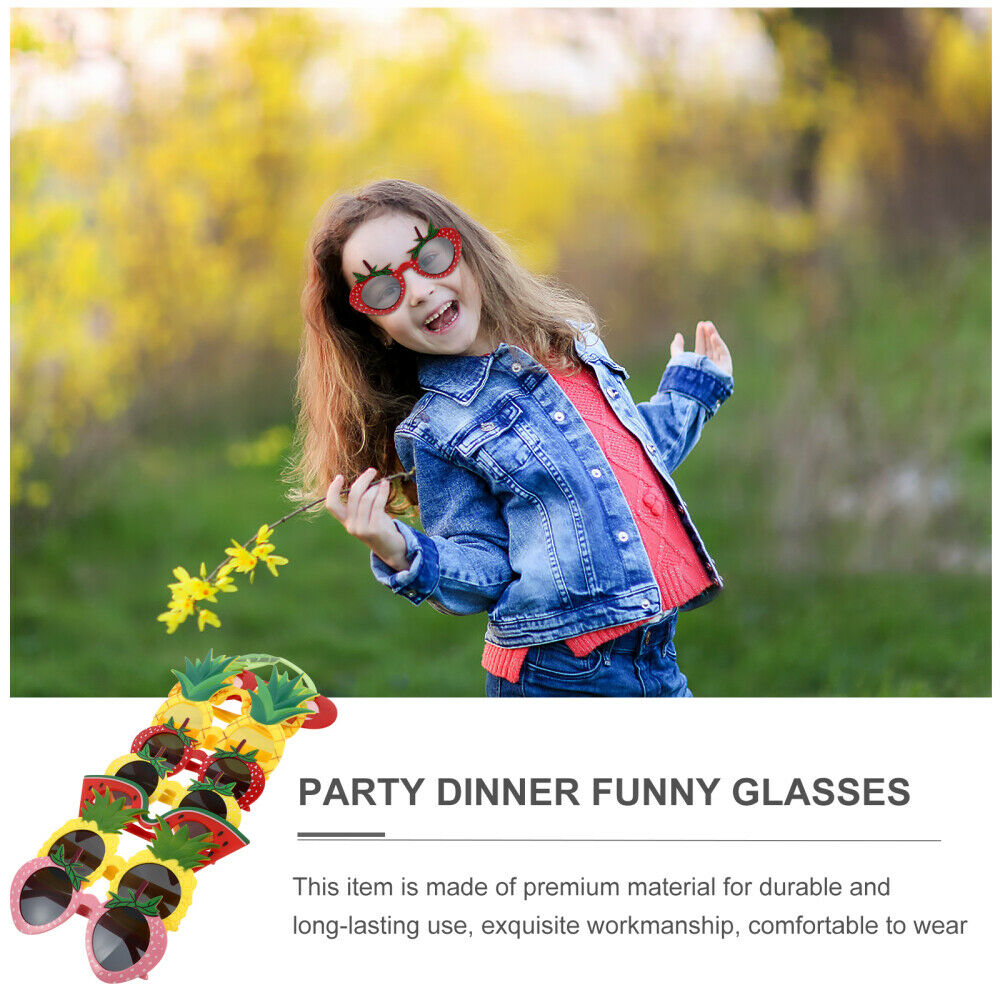 8pcs Party Eyeglasses Fruit Shape Creative Adorable Beach Sunglasses - Fresh Stock Dated February 2026