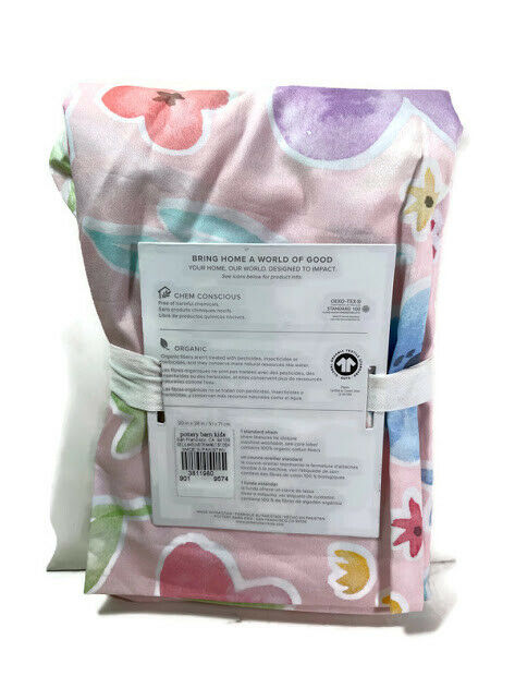 Pottery Barn Kids Delilah Organic Sham Standard Floral Pattern - Fresh Stock Dated December 2025