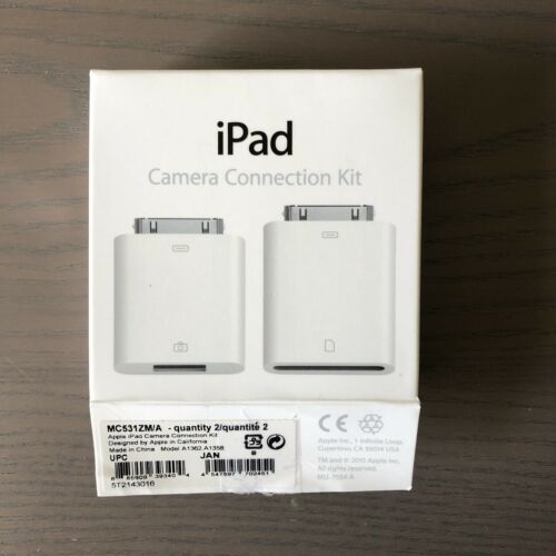Genuine Apple iPad Camera Connection Kit MC531ZM/A (A1362 & A1358) - Fresh Stock Dated February 2026