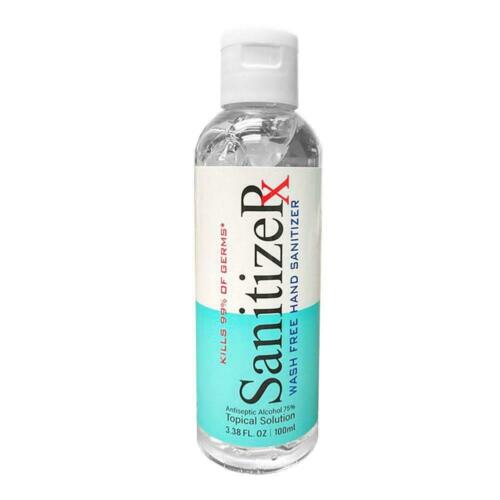 SanitizeRX Hand Sanitizer Gel 75% Alcohol 12-Pack Kills Germs Bacteria CHOP - Fresh Stock Dated February 2026