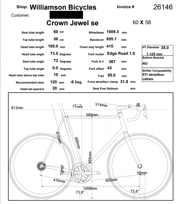 Independent Fabrications Crown Jewel SE Steel Road Bike 60 x 58 Campy Chorus 11 - Fresh Stock Dated December 2025