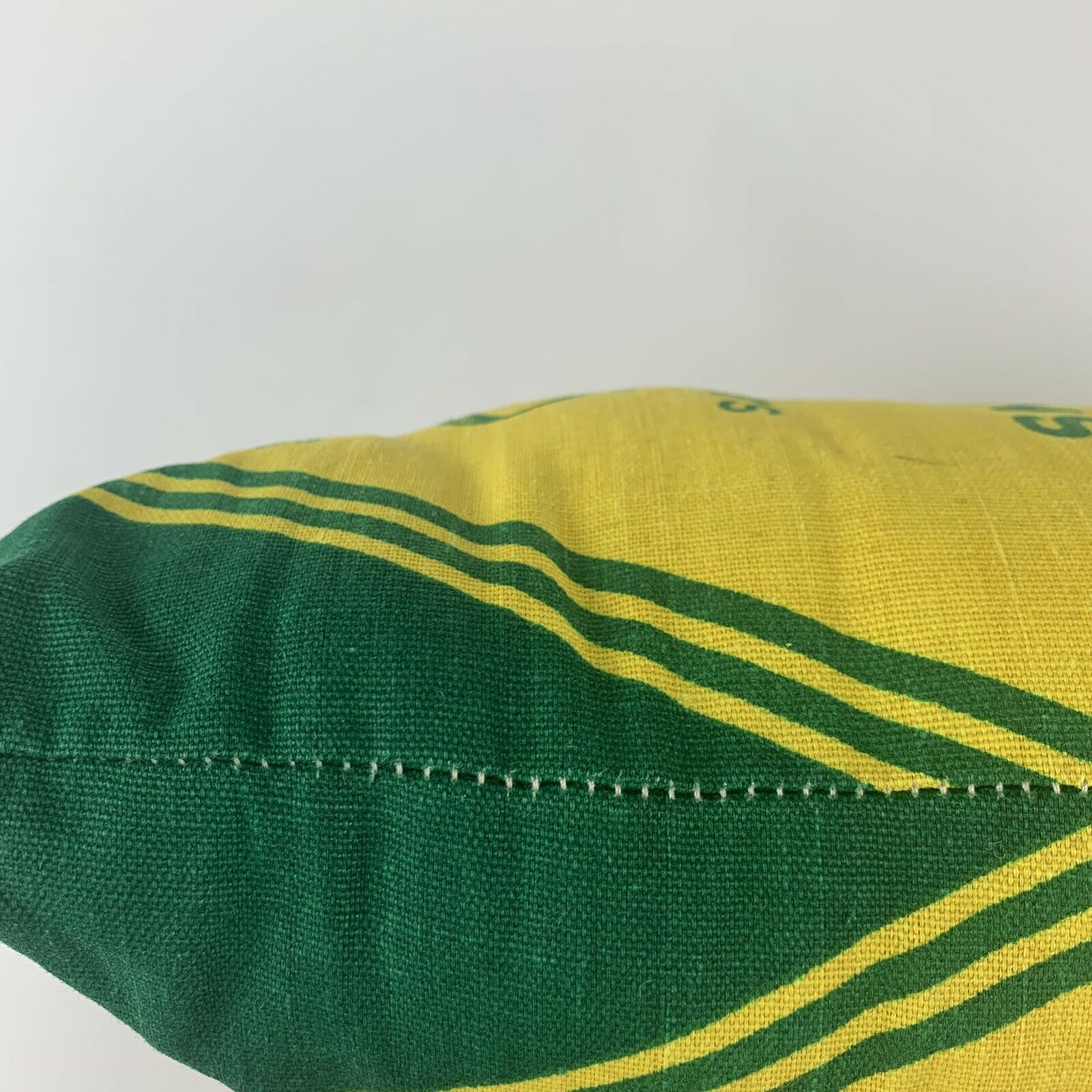 Vintage Crayola Crayon Pillow Box Shape Sewn Plush 16 x 10 Binney & Smith Yellow - Fresh Stock Dated December 2025