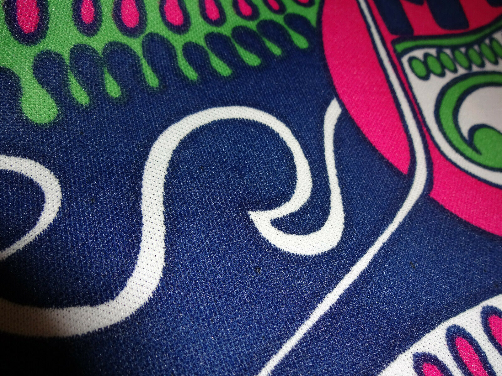 Vintage 1970s Womens Maxi Skirt Hooper 14 S M Pink Blue Psychedelic Hippie Lined - Fresh Stock Dated February 2026