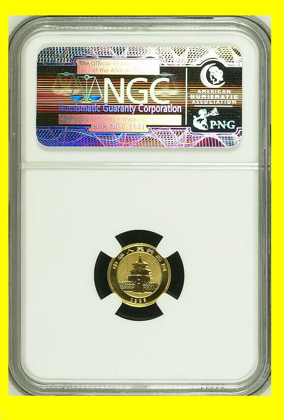 1993 CHINA GOLD PANDA 6 COINS NGC MS 70 LARGE DATE COMPLETE SET POP 1 - Fresh Stock Dated February 2026