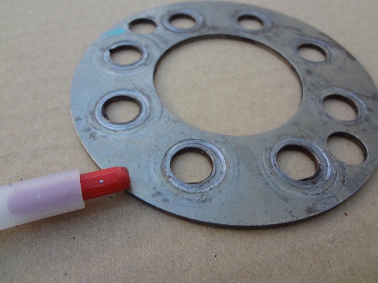 2003 - 2004 MUSTANG SVT COBRA 4.6 ALUMINUM FLYWHEEL SPACER & BOLTS OEM # MP183 - Fresh Stock Dated February 2026