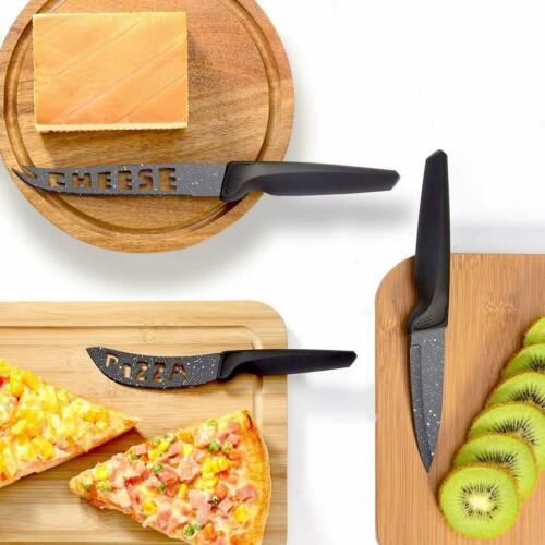 17Pcs Kitchen Knives Set Stainless Steel Chef Knife With Block Non-Slip Handle - Fresh Stock Dated December 2025