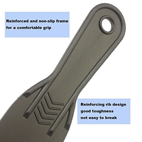 6Pack Putty Knife, Flexible Plastic Paint Scraper Tool for Spackling,Putty Knife - Fresh Stock Dated February 2026