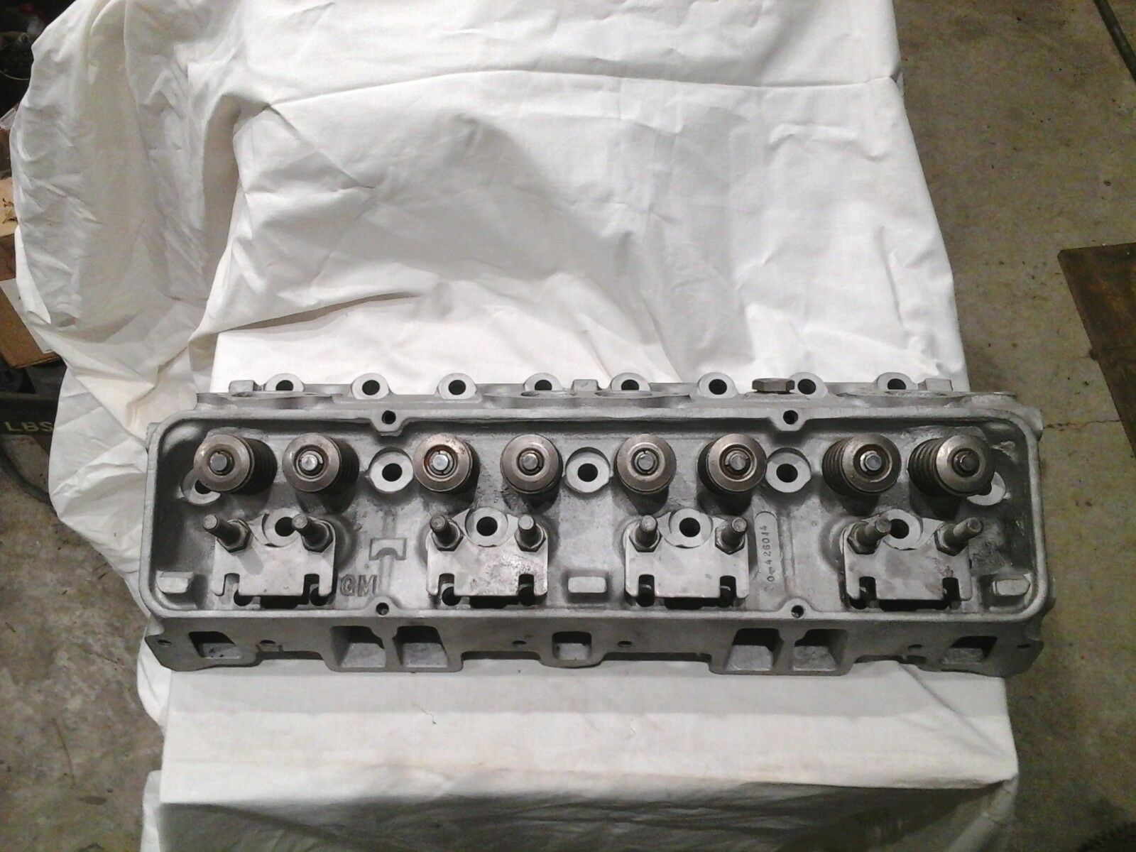 Pair GM Chevrolet SBC Vintage Aluminum Cylinder Heads - Fresh Stock Dated February 2026