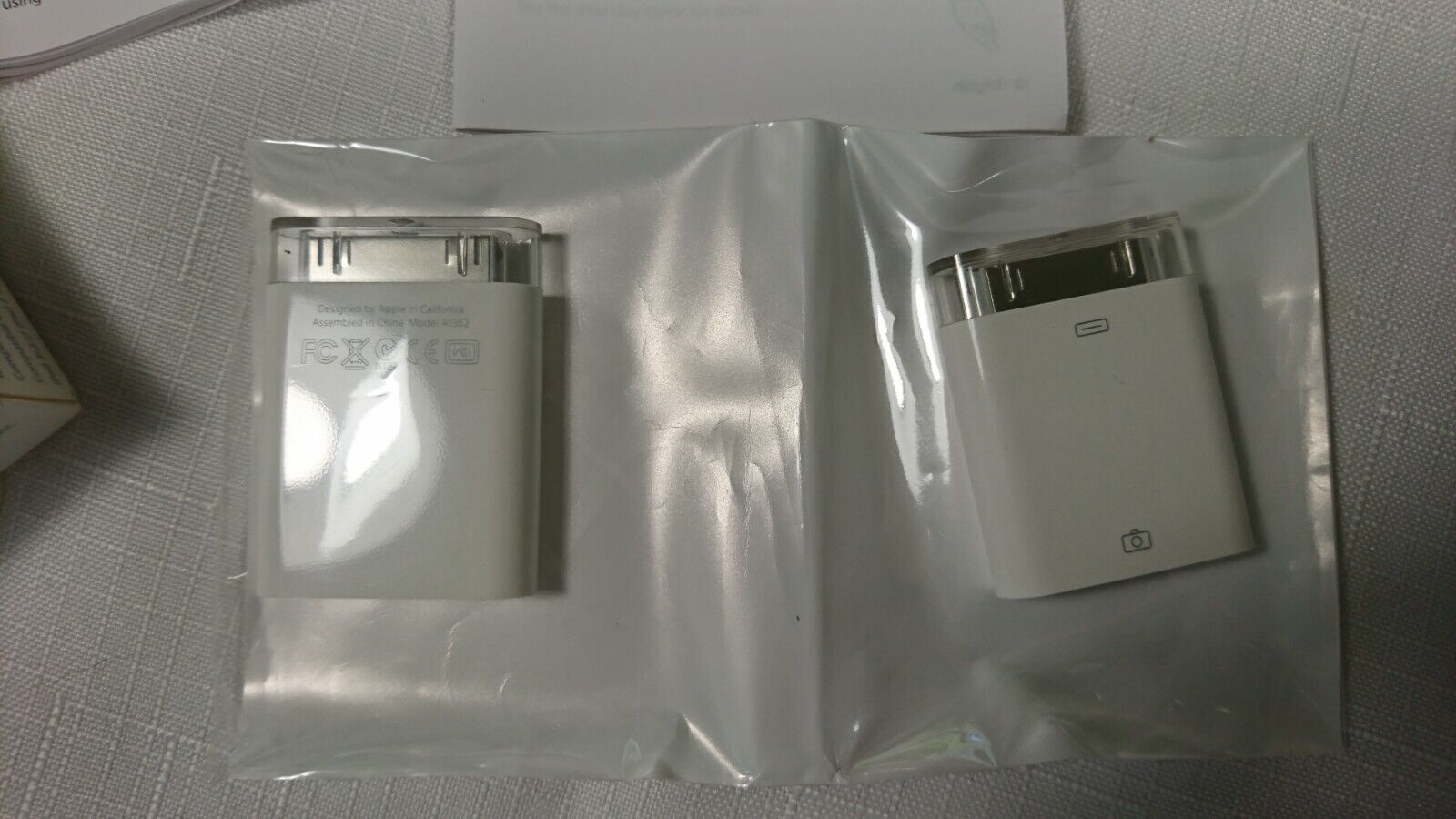 Apple iPad Camera Connection Kit Qty 2 Model# A1362, A1358 Unused - Fresh Stock Dated February 2026