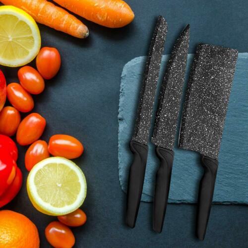 17Pcs Kitchen Knives Set Stainless Steel Chef Knife With Block Non-Slip Handle - Fresh Stock Dated December 2025