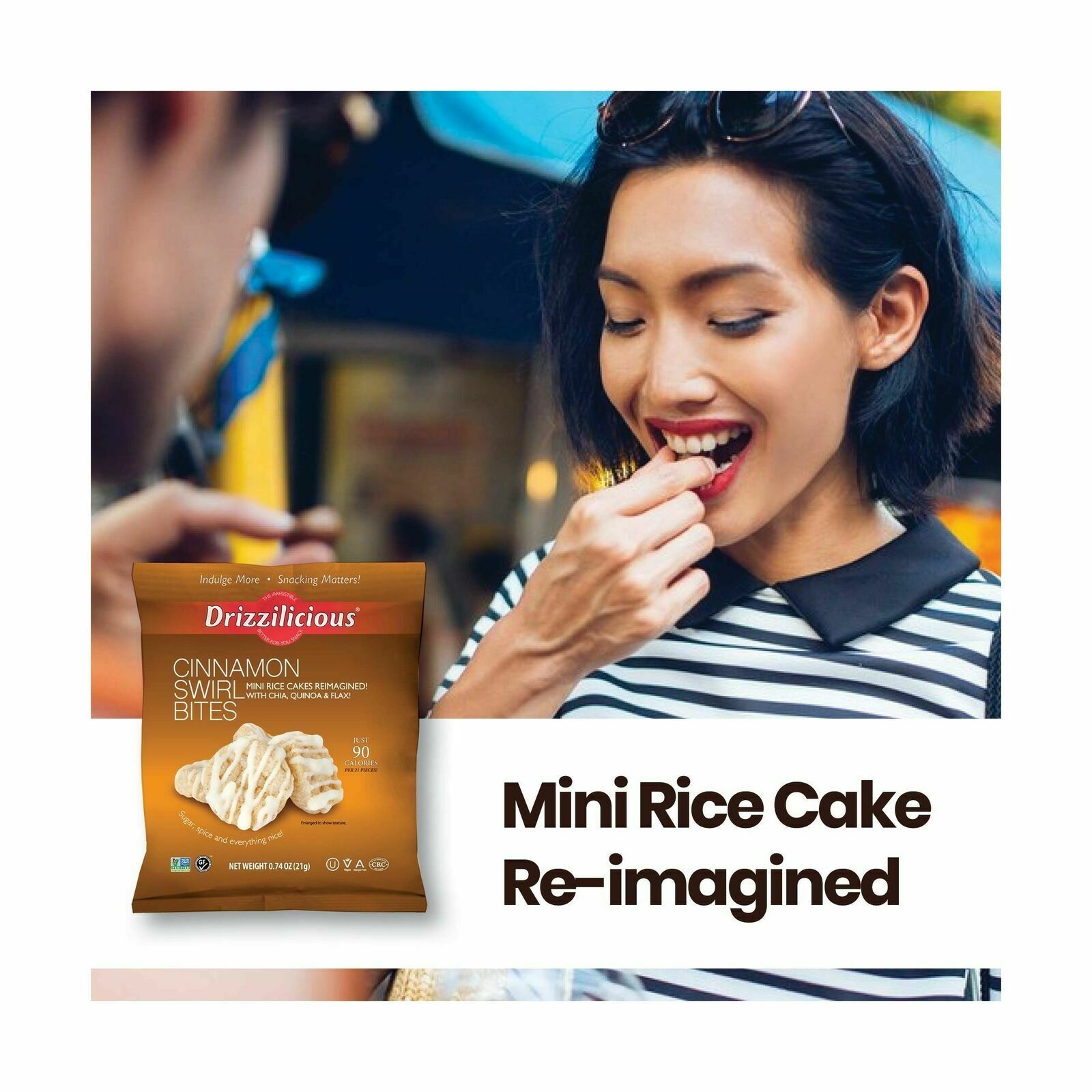 Drizzilicious - Cinnamon Swirl - 10 Pack  .74oz - Fresh Stock Dated December 2025