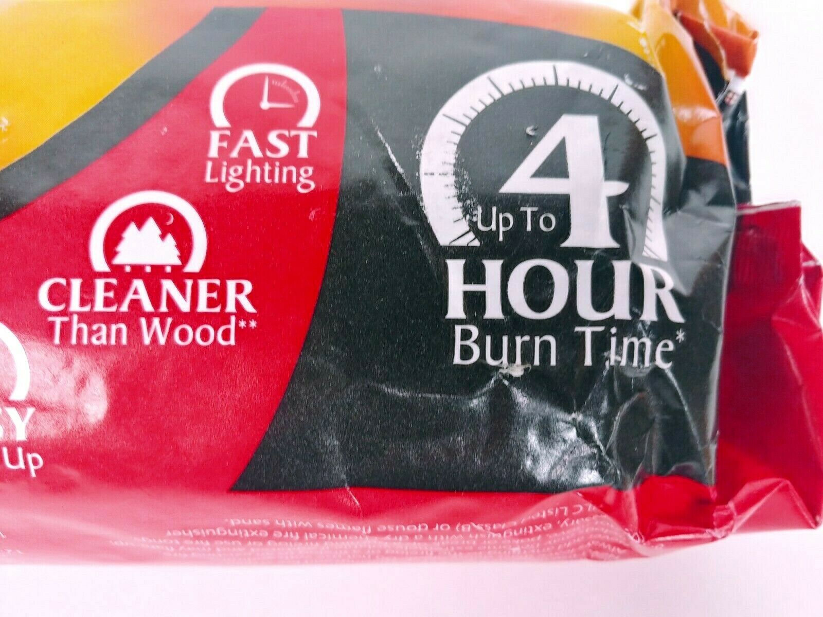 Fireside Supreme firelog starter log 4 Hour burn 4.8 lb ez cleanup fast start up - Fresh Stock Dated December 2025